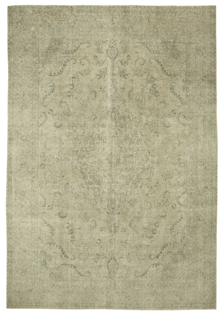 11x15 Beige Vintage Large Area Rug - 46471
