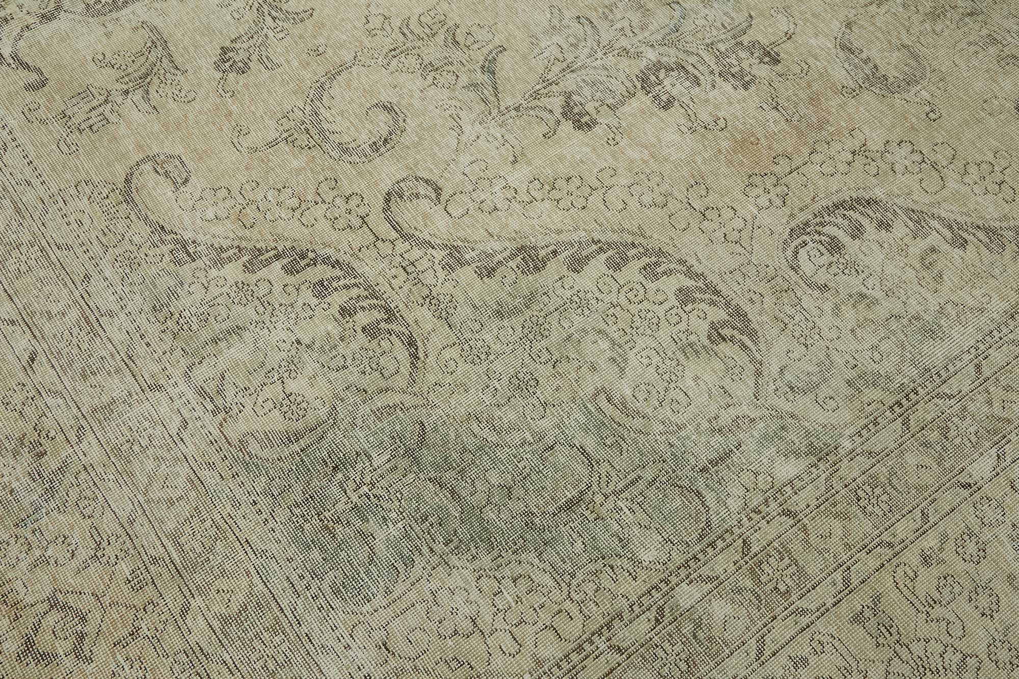 11x15 Beige Vintage Large Area Rug - 46471