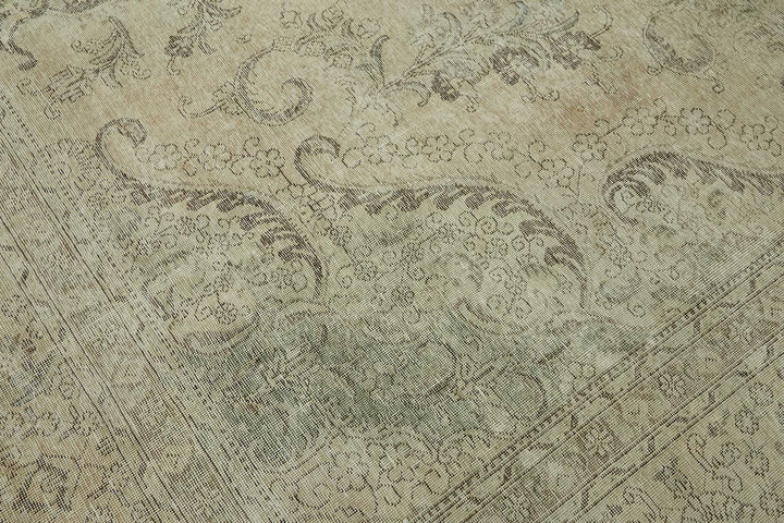 11x15 Beige Vintage Large Area Rug - 46471