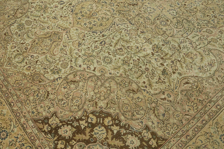 9x12 Beige Vintage Large Area Rug - 46475