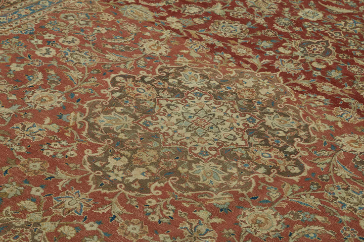 8x12 Beige Vintage Large Area Rug - 46478