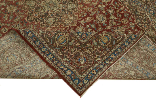 8x12 Beige Vintage Large Area Rug - 46478