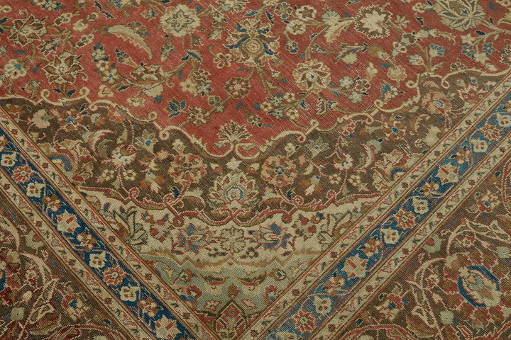 8x12 Beige Vintage Large Area Rug - 46478