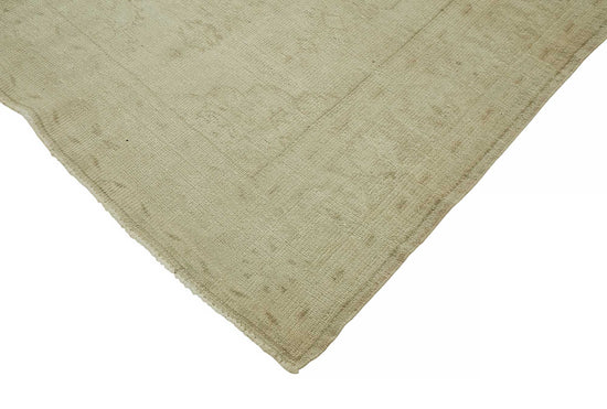 7x10 Beige Turkish Vintage Area Rug - 46508
