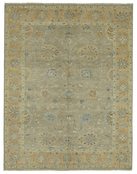 8x10 Beige Oushak Rug - 46530