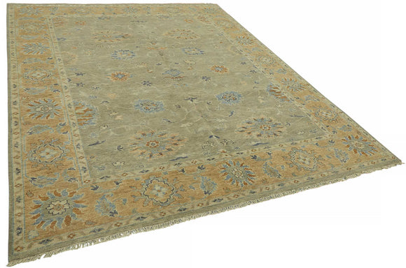 8x10 Beige Oushak Rug - 46530