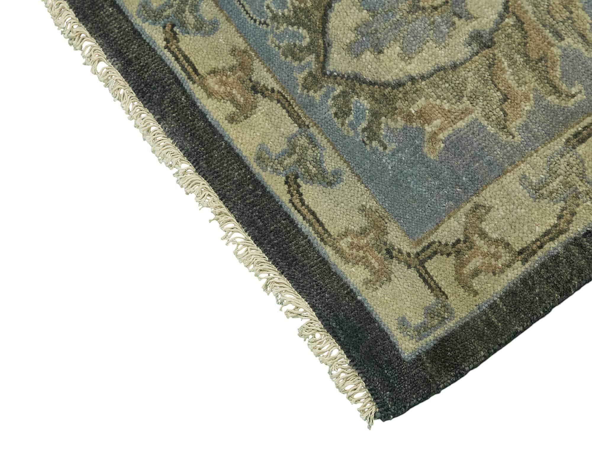 8x10 Blue Oushak Rug - 46531