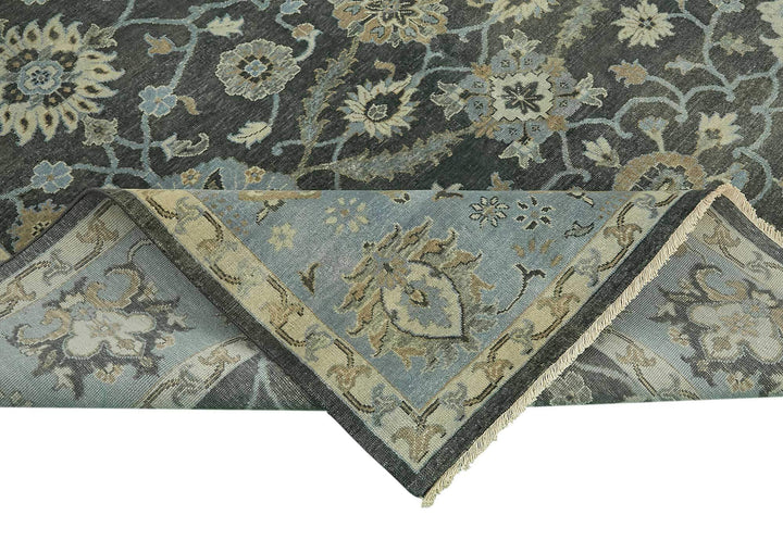 8x10 Blue Oushak Rug - 46531