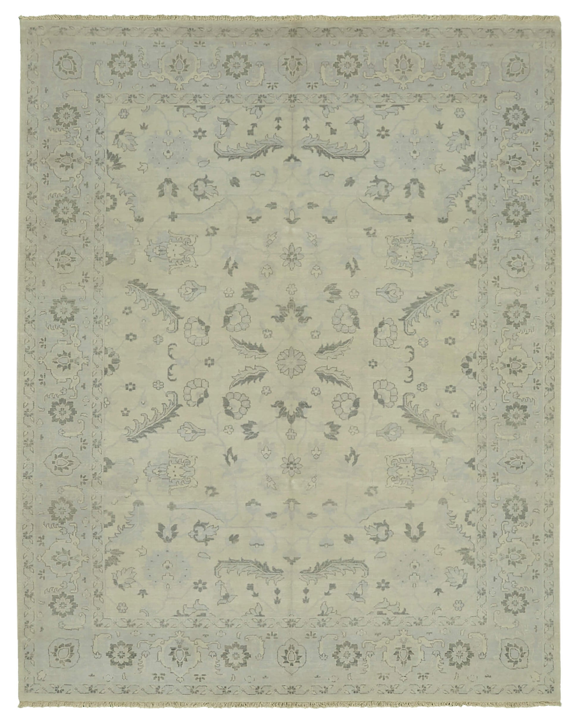 8x10 Blue Oushak Rug - 46533