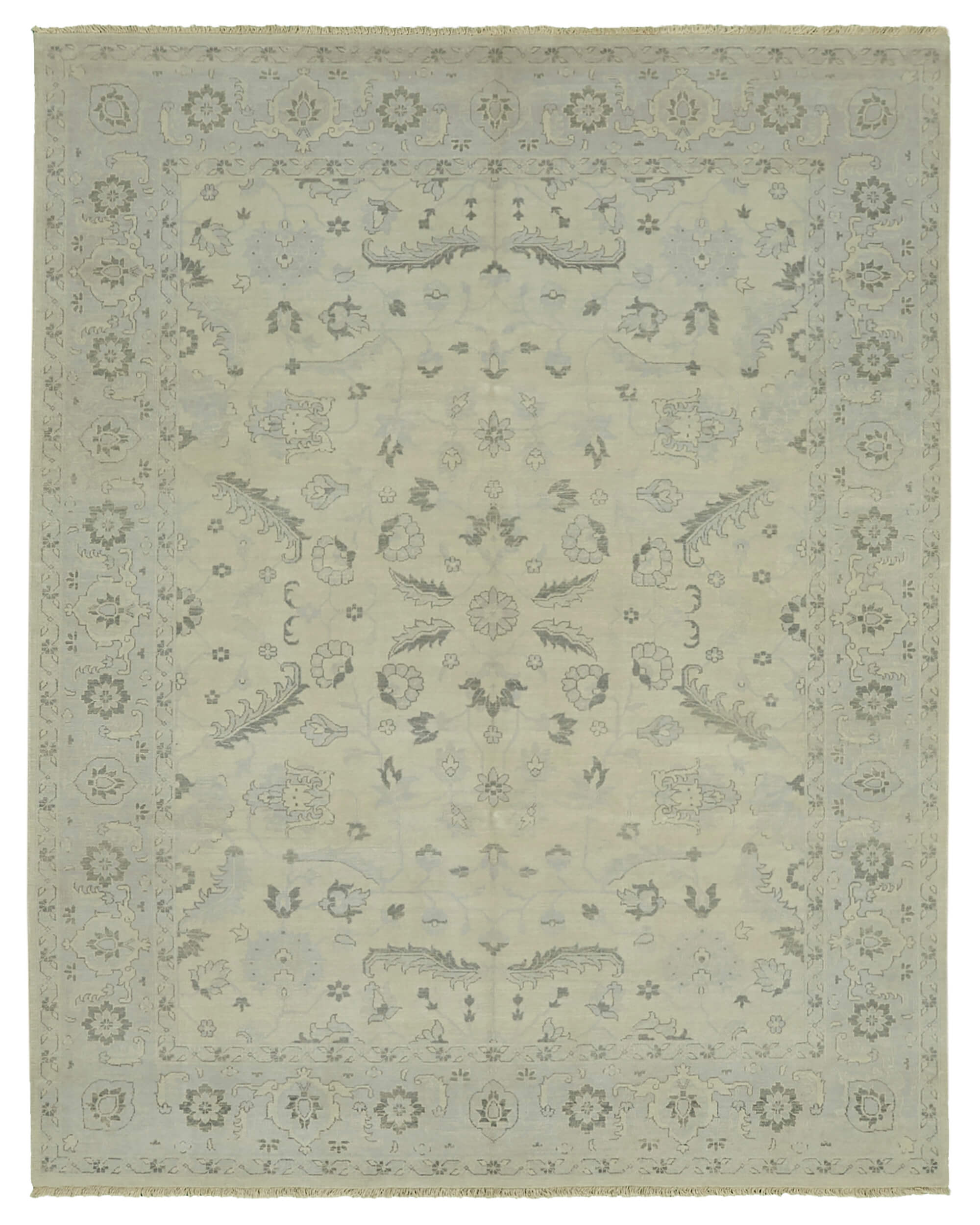 8x10 Blue Oushak Rug - 46533