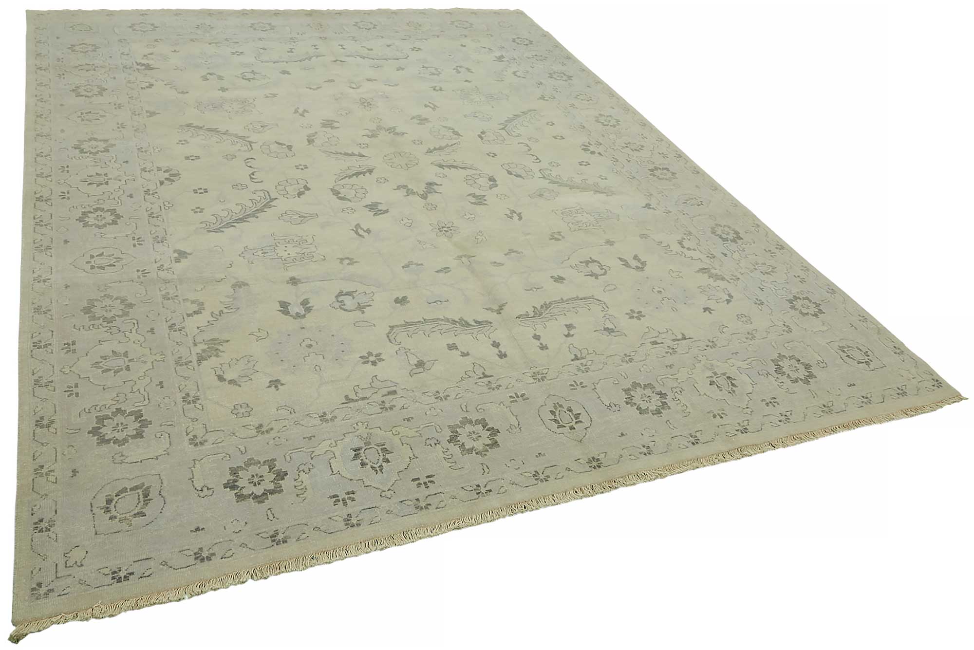 8x10 Blue Oushak Rug - 46533