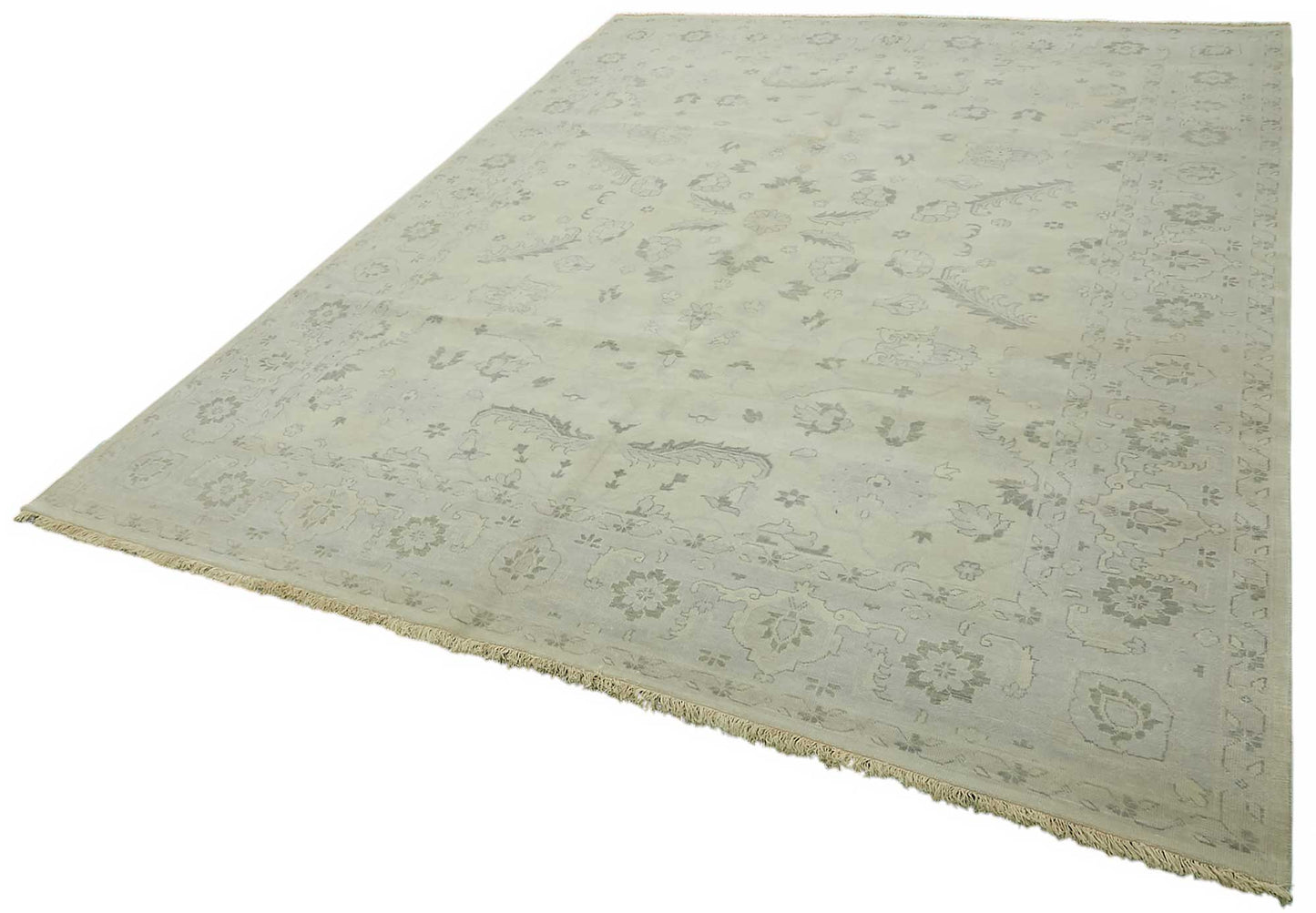 8x10 Blue Oushak Rug - 46533