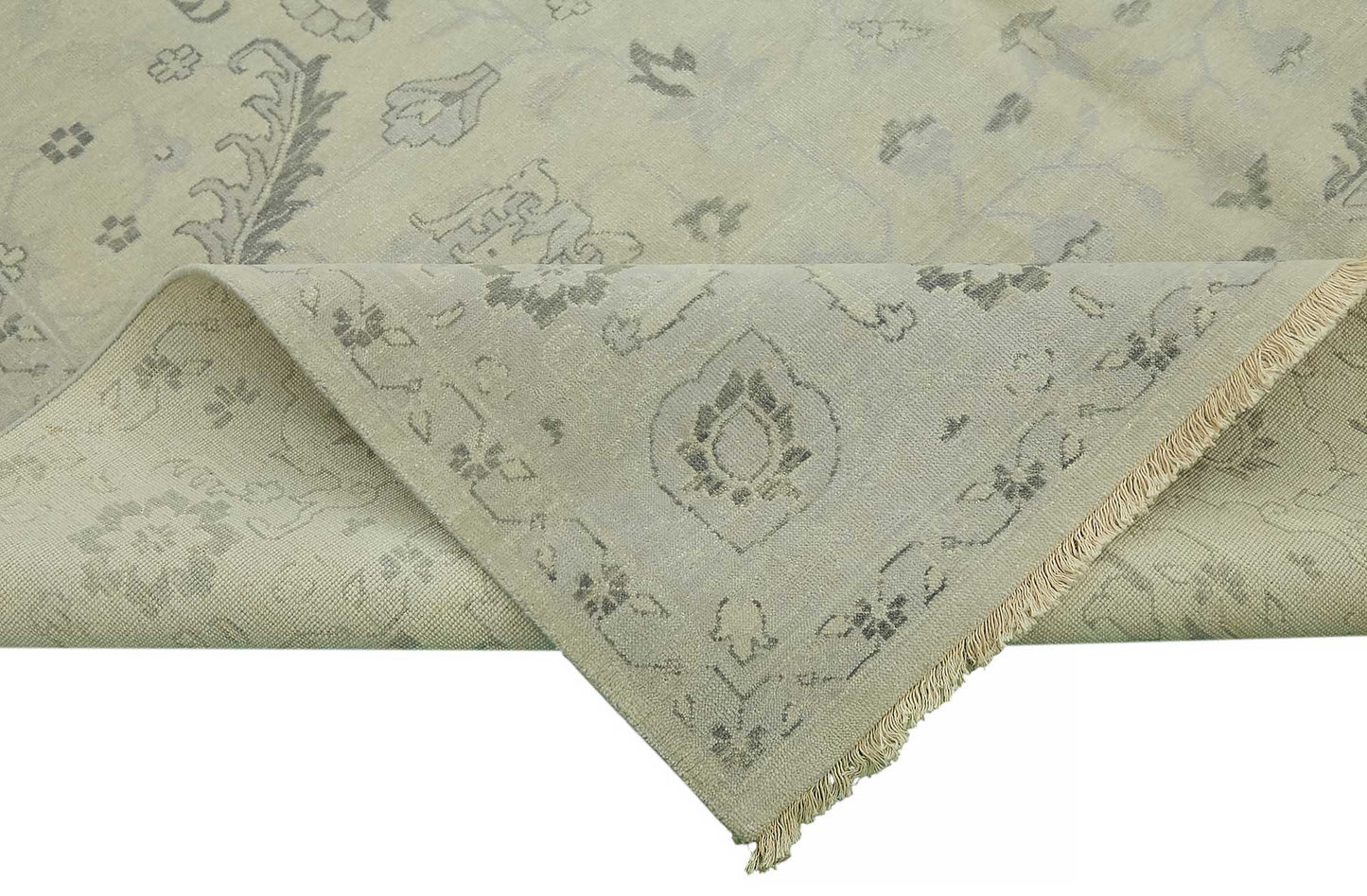 8x10 Blue Oushak Rug - 46533