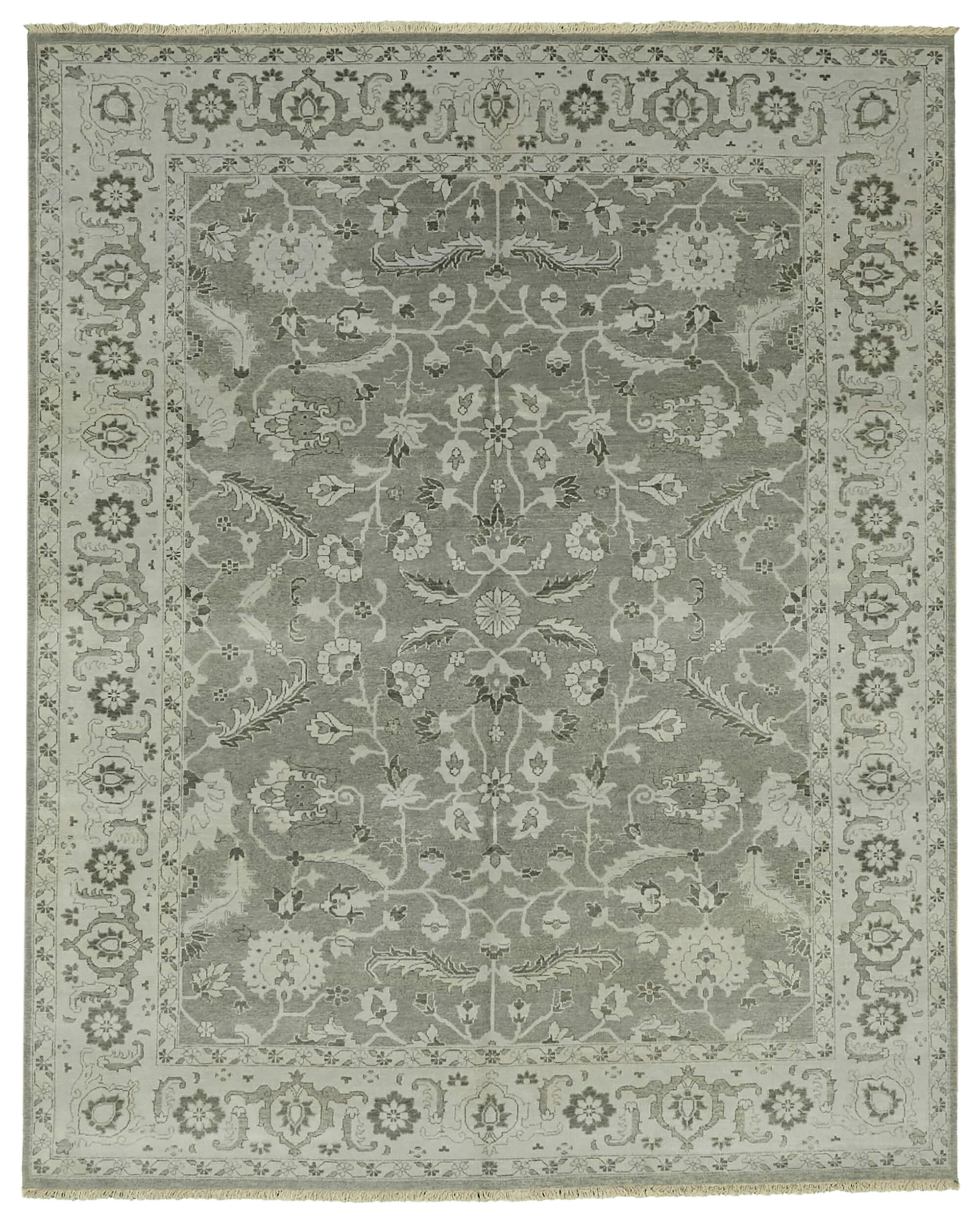8x10 Blue Oushak Rug - 46535