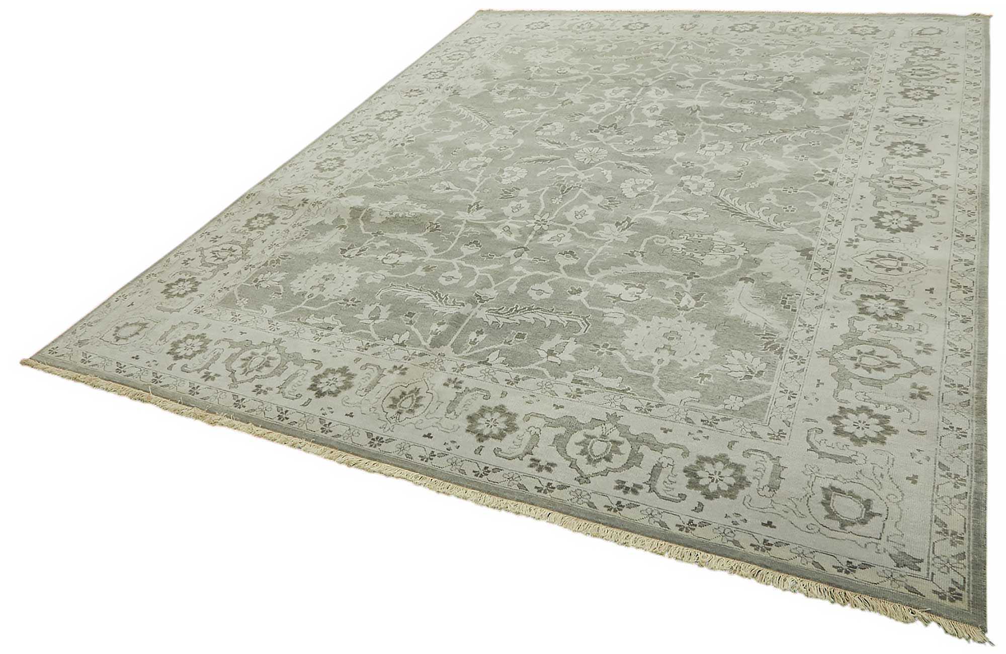 8x10 Blue Oushak Rug - 46535