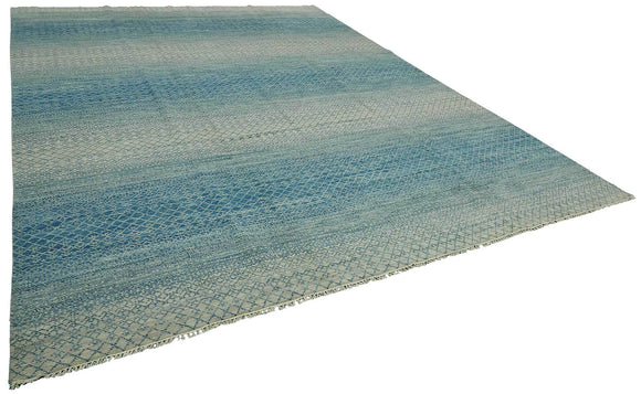 10x14 Blue Oushak Rug - 46540
