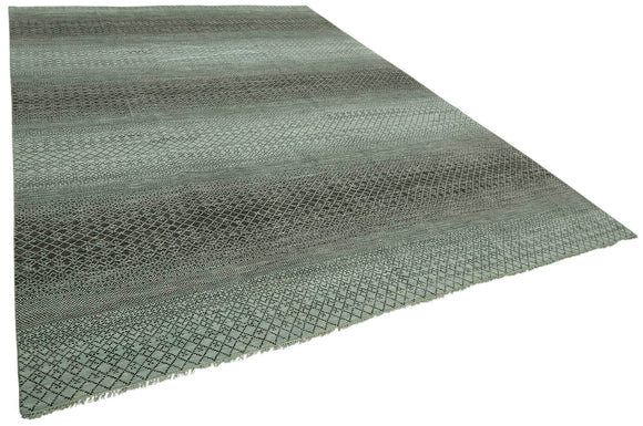 10x14 Blue Oushak Rug - 46541