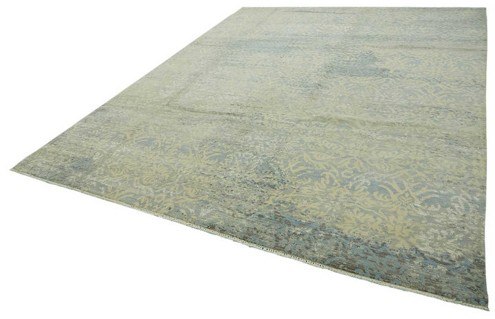 9x12 Blue Oushak Rug - 46546