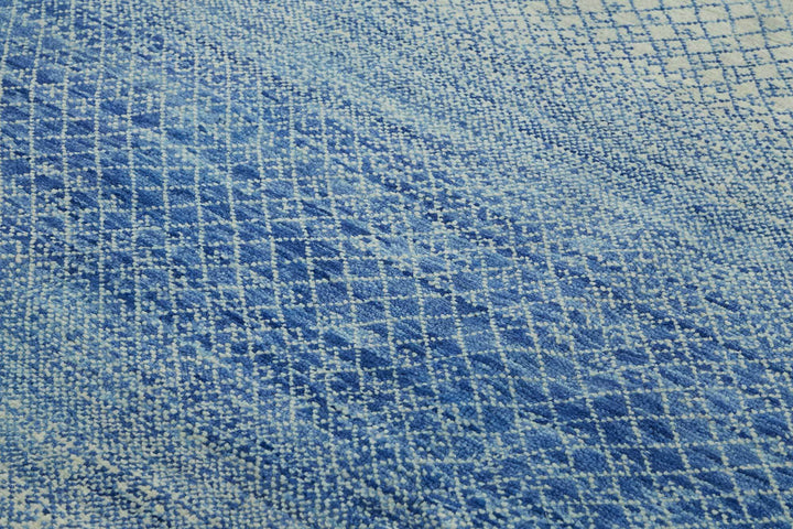 9x12 Blue Oushak Rug - 46549