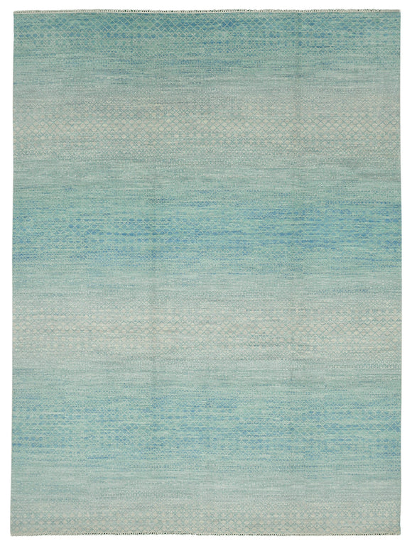 9x12 Blue Oushak Rug - 46551
