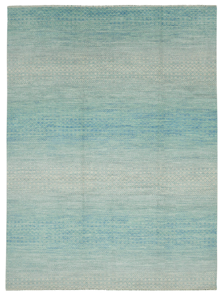 9x12 Blue Oushak Rug - 46551
