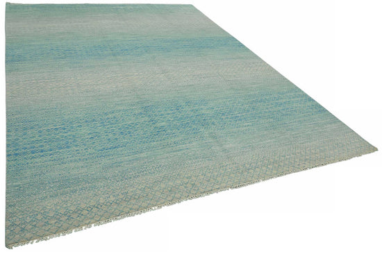 9x12 Blue Oushak Rug - 46551