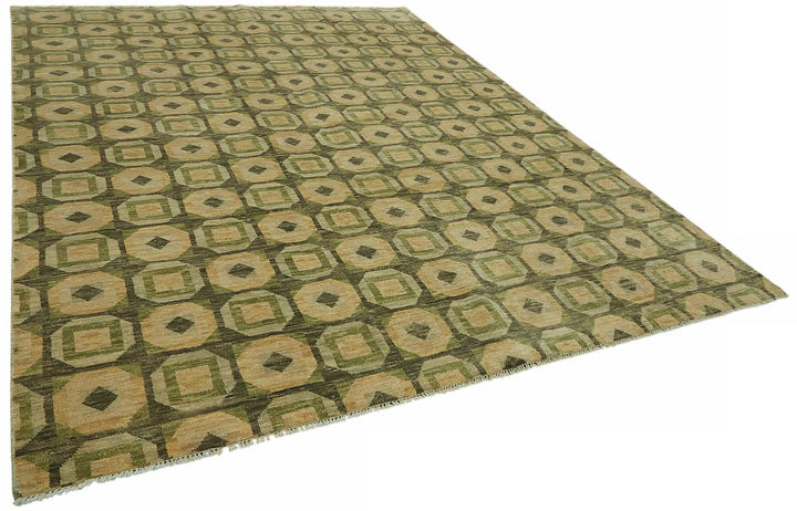 9x11 Beige Oushak Rug - 46552