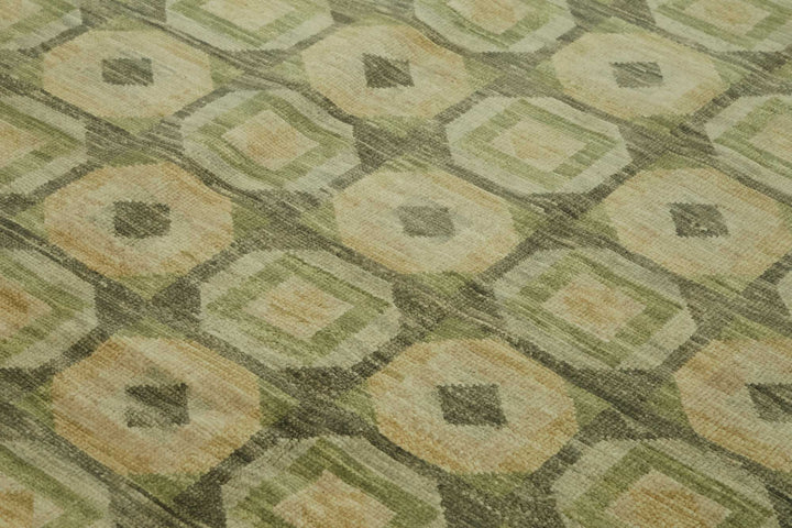 9x11 Beige Oushak Rug - 46552