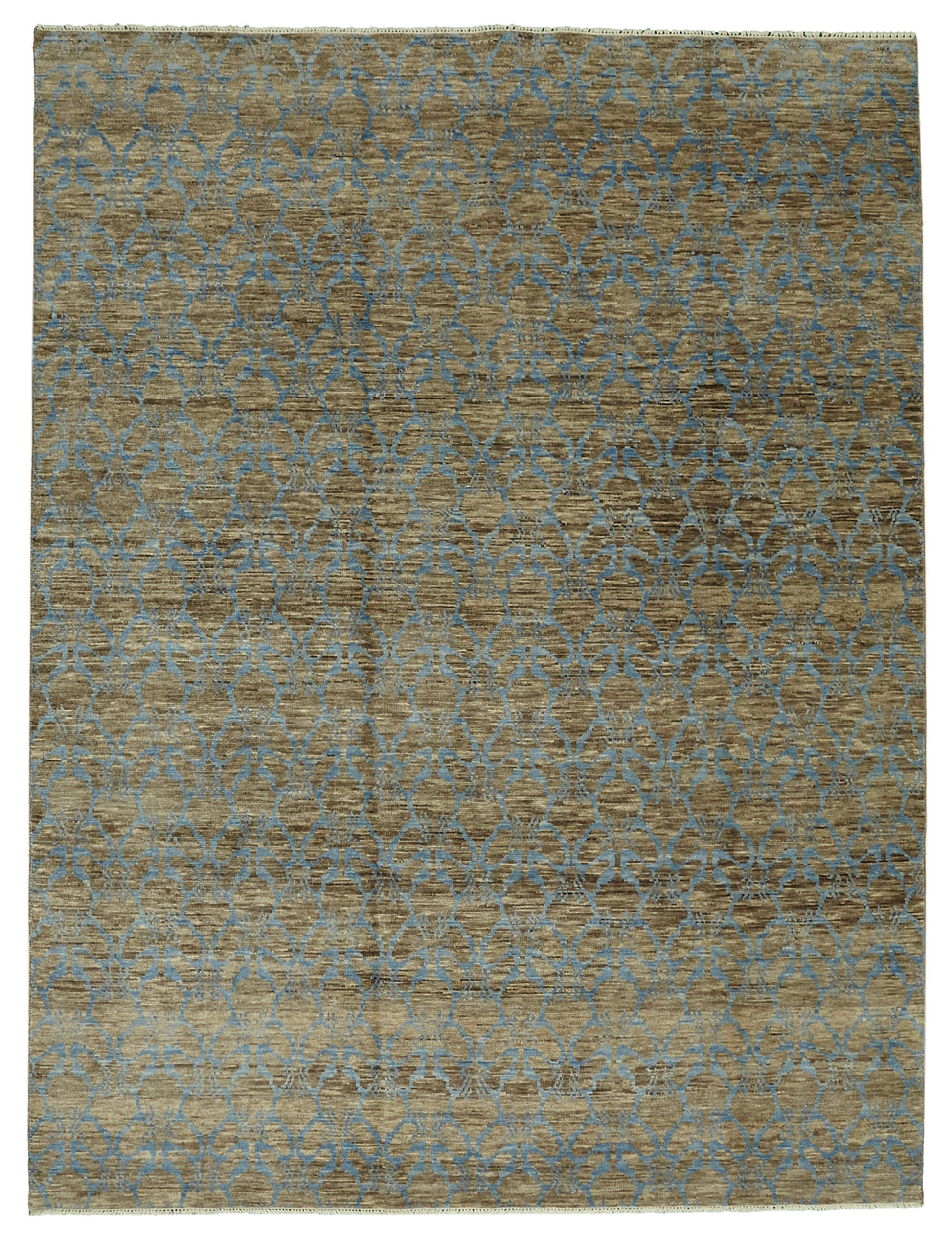 9x12 Blue Oushak Rug - 46555