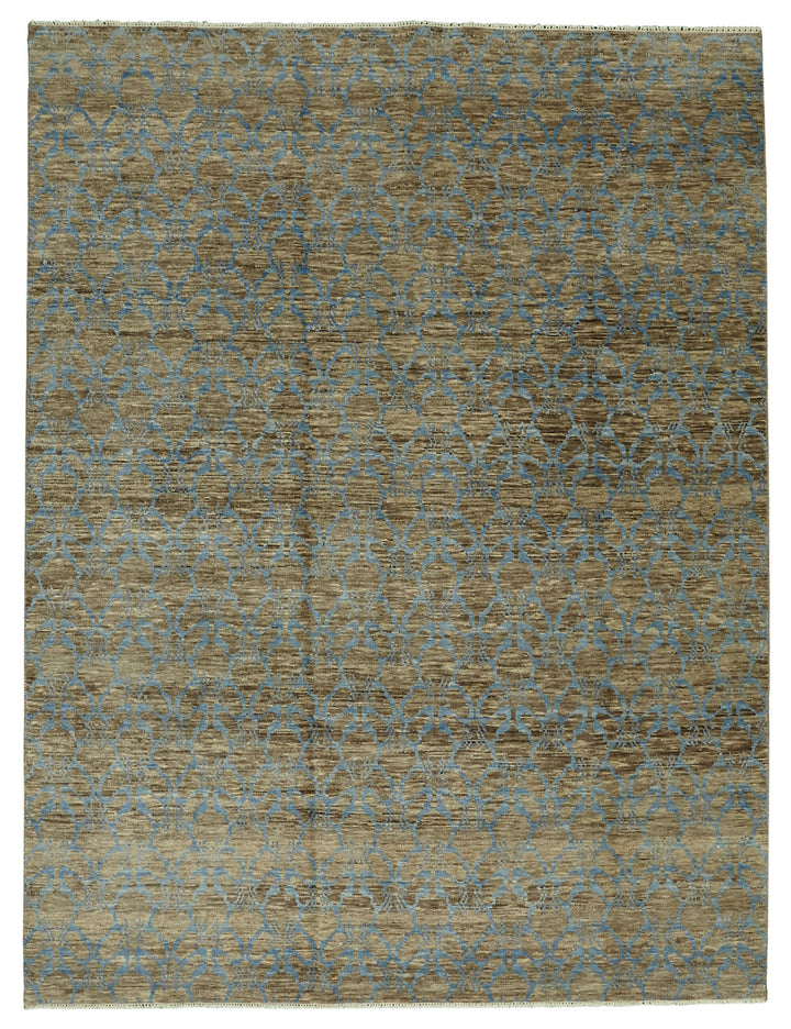 9x12 Blue Oushak Rug - 46555