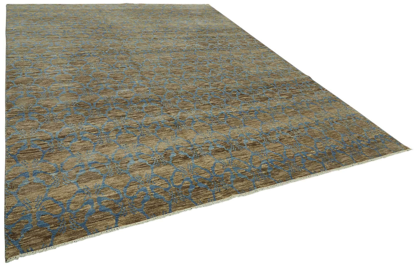 9x12 Blue Oushak Rug - 46555