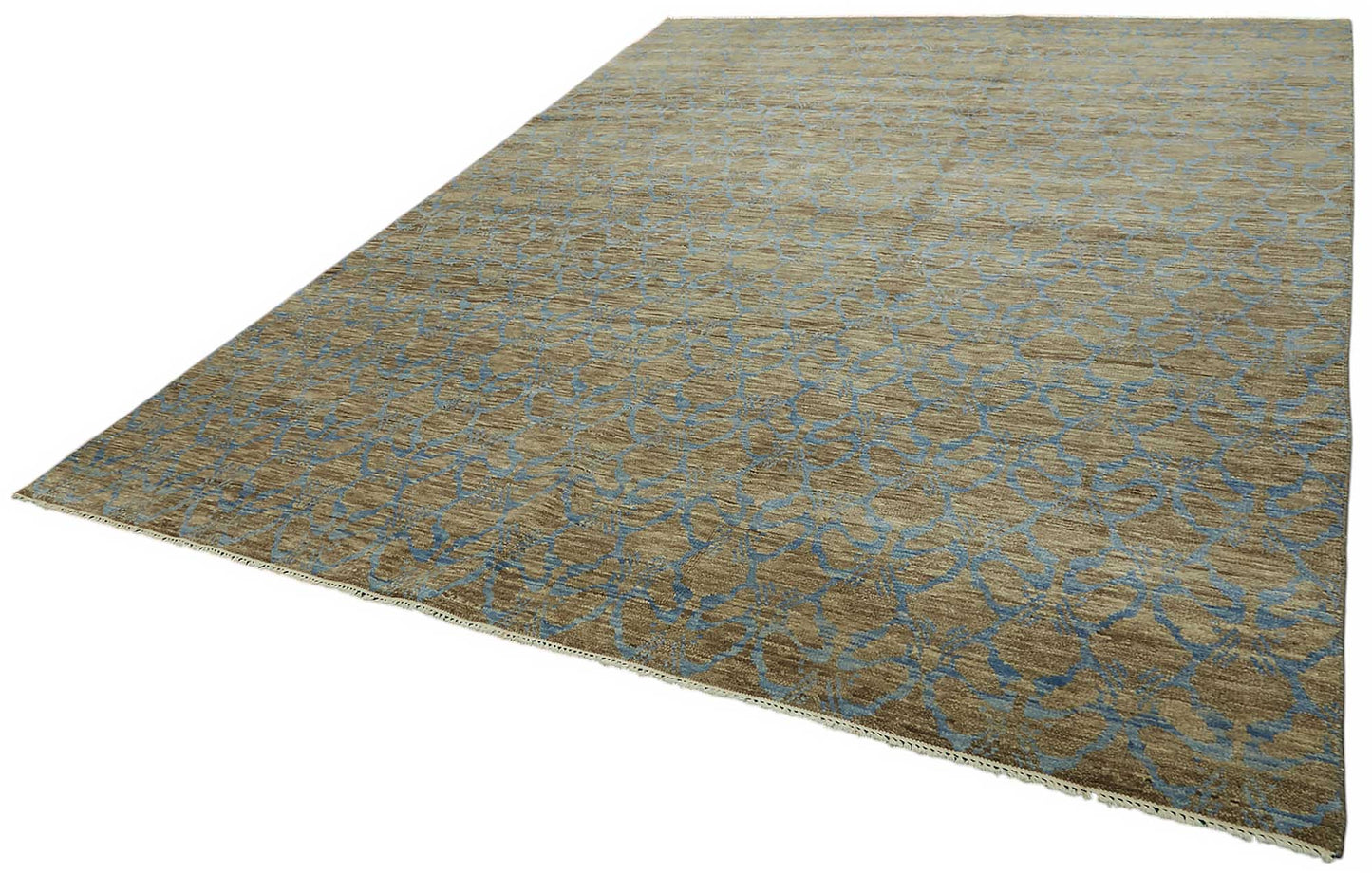 9x12 Blue Oushak Rug - 46555
