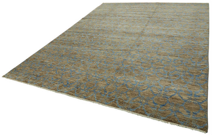 9x12 Blue Oushak Rug - 46555