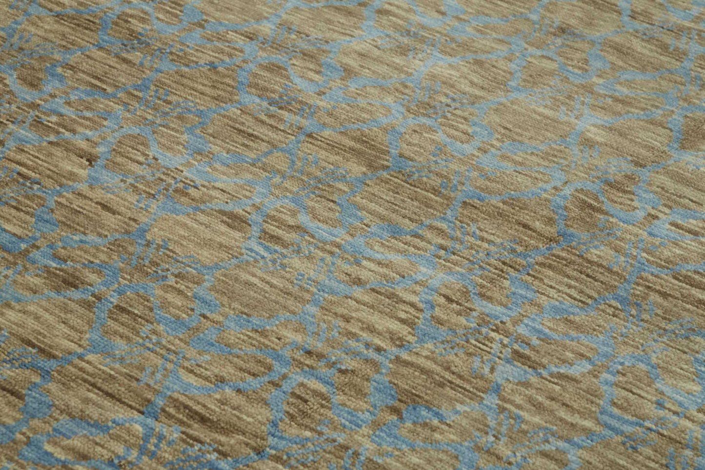 9x12 Blue Oushak Rug - 46555