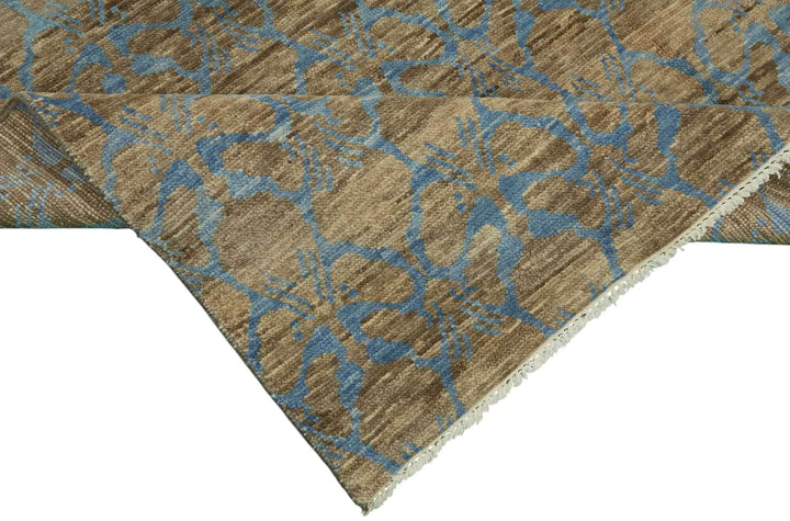 9x12 Blue Oushak Rug - 46555
