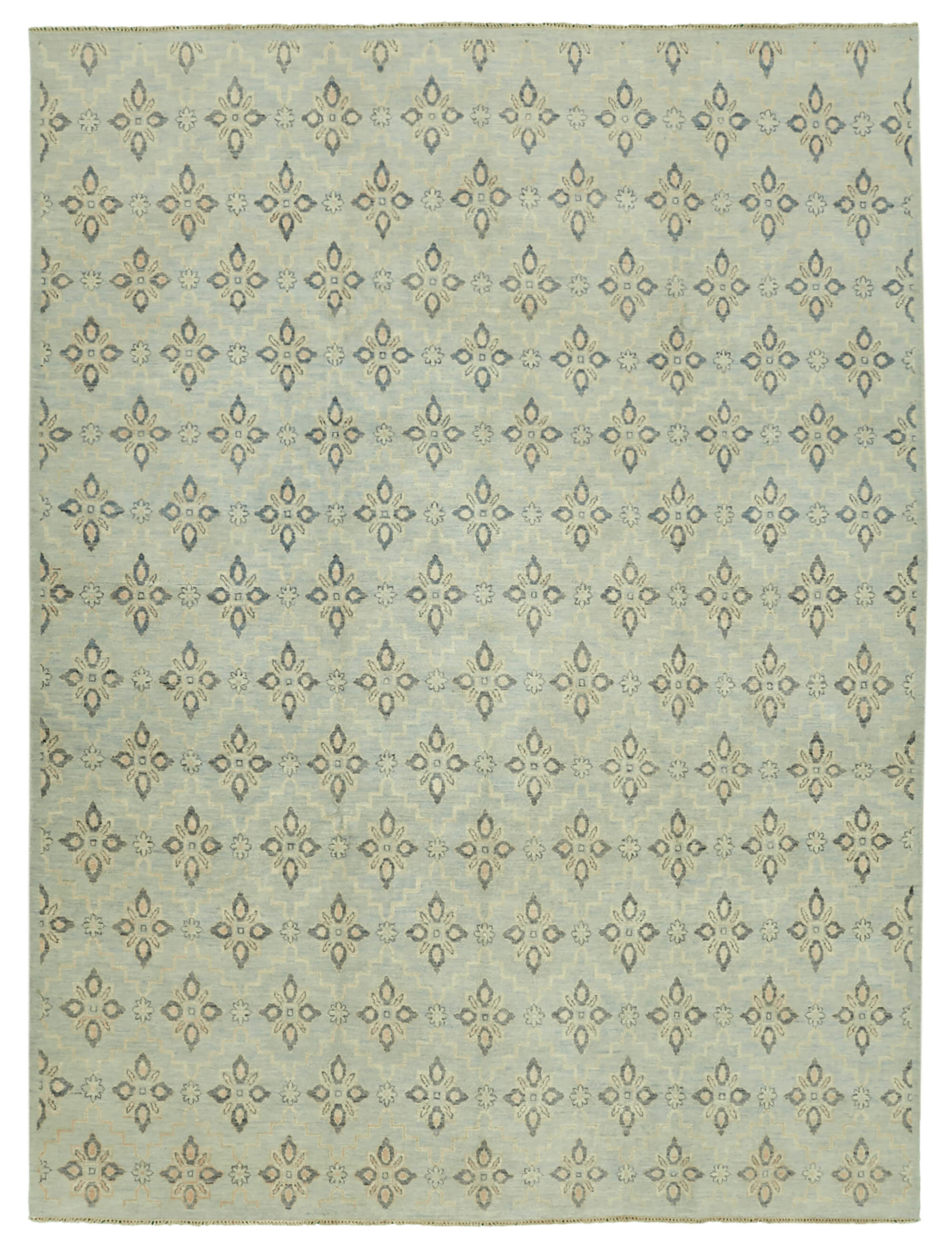 9x12 Blue Oushak Rug - 46568
