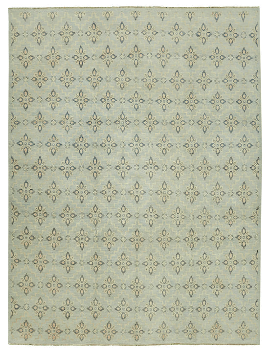 9x12 Blue Oushak Rug - 46568