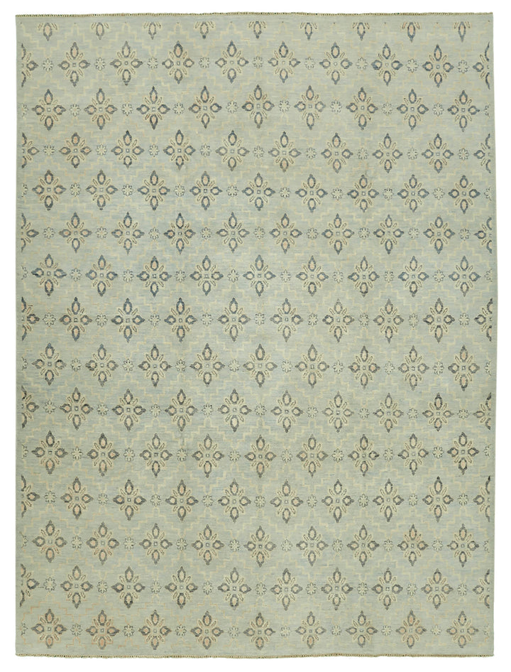 9x12 Blue Oushak Rug - 46568