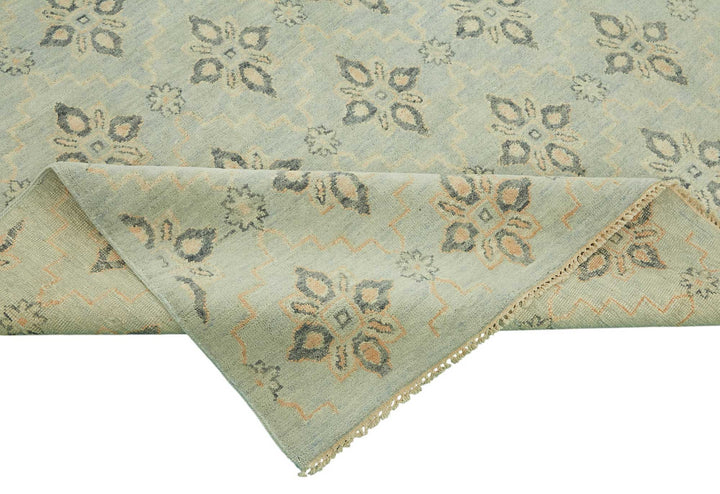 9x12 Blue Oushak Rug - 46568