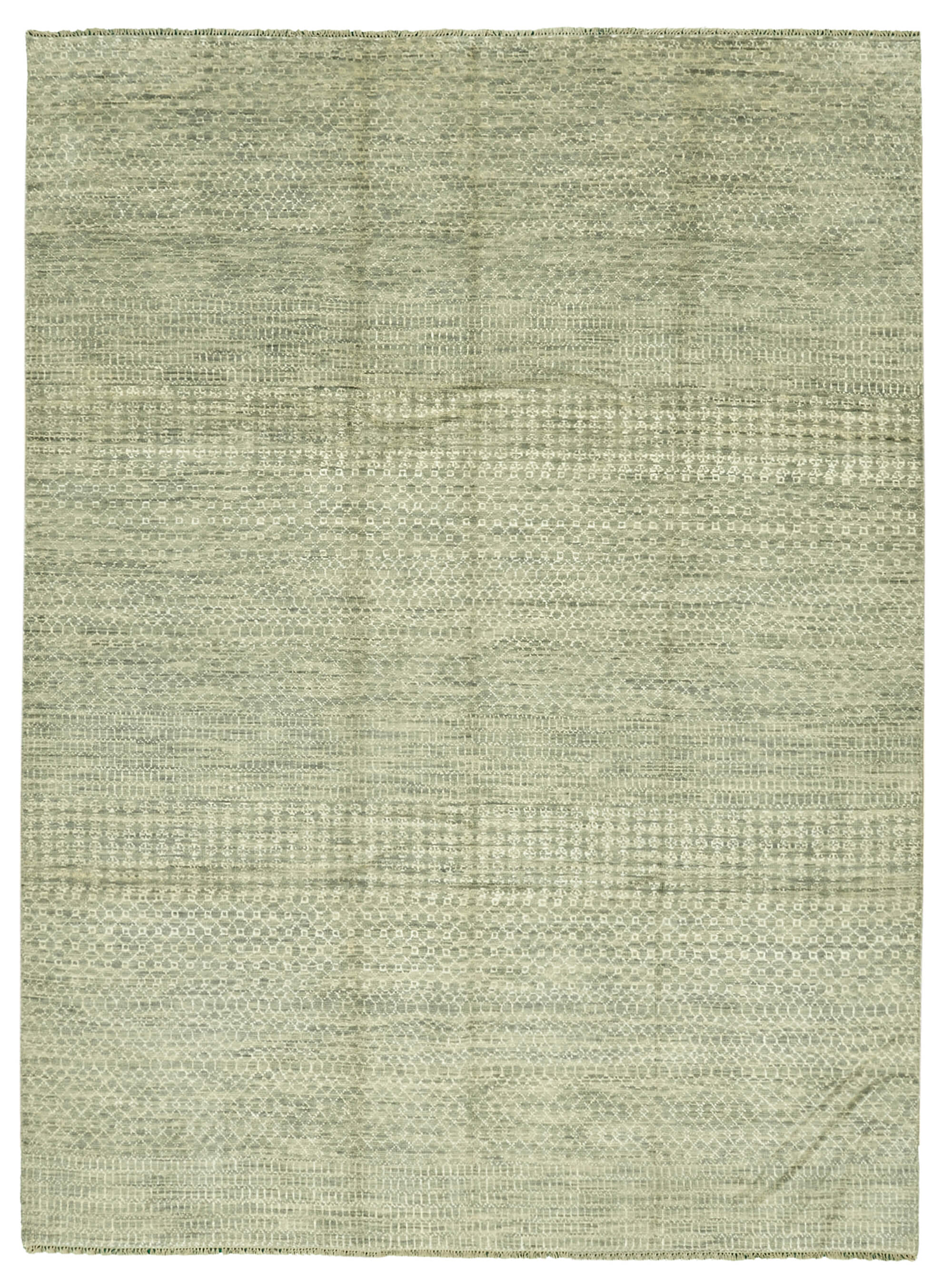 9x12 Blue Oushak Rug - 46584