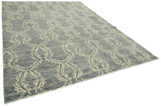 9x12 Blue Oushak Rug - 46596