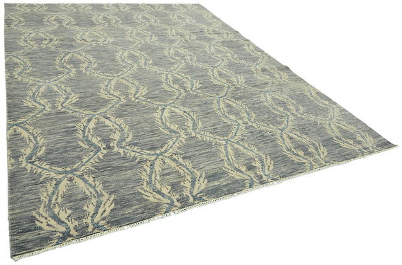 9x12 Blue Oushak Rug - 46596