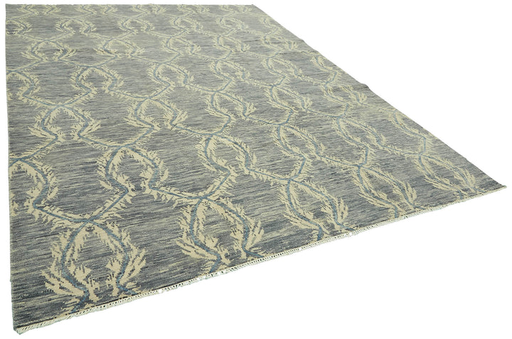 9x12 Blue Oushak Rug - 46596
