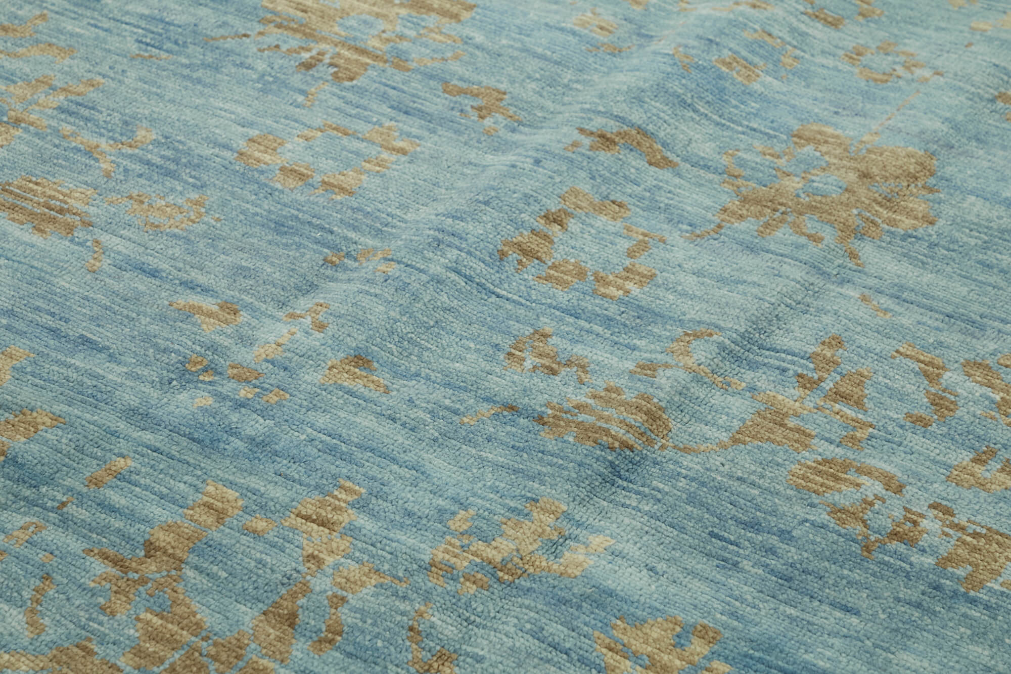 9x12 Blue Oushak Rug - 46602