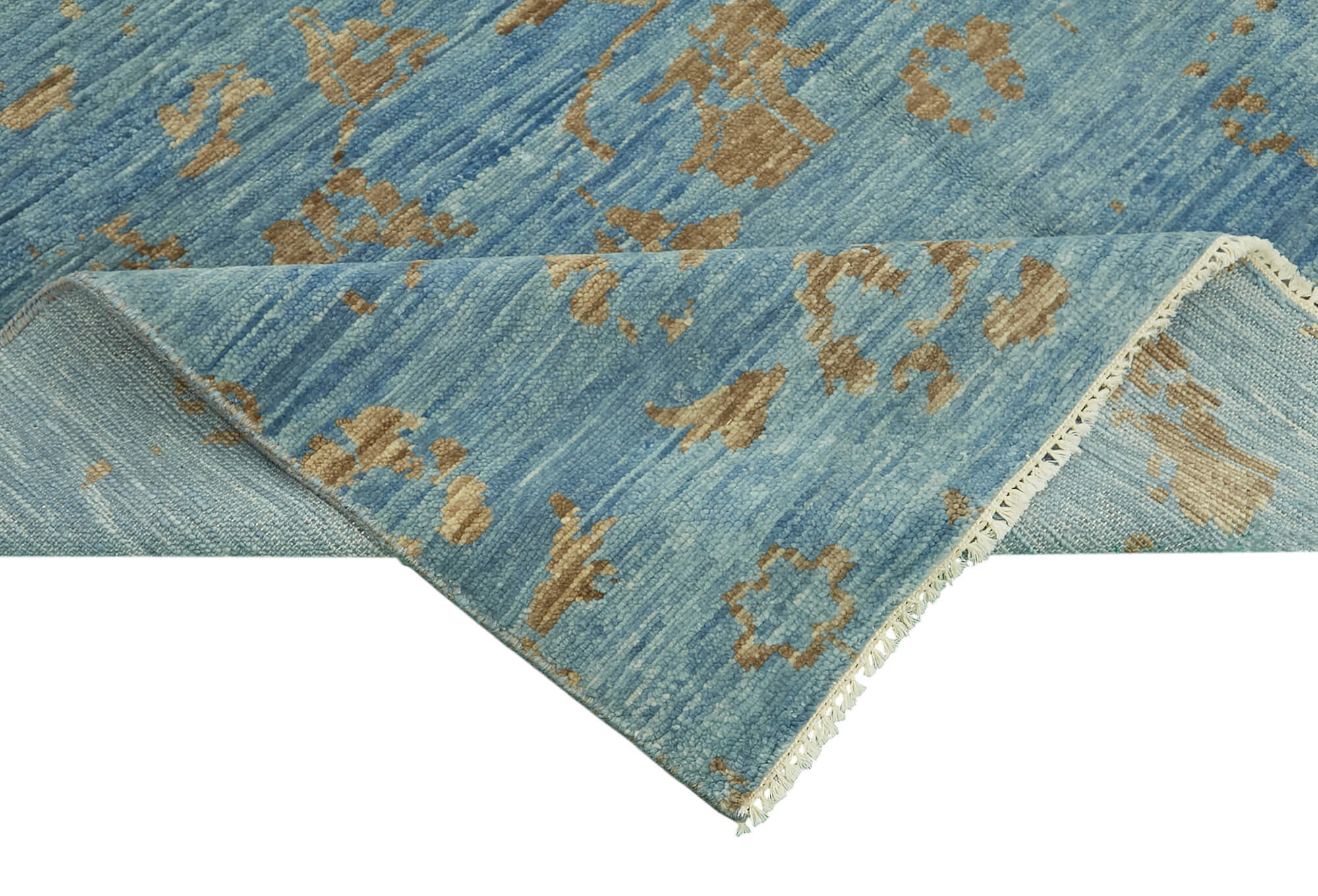 9x12 Blue Oushak Rug - 46602