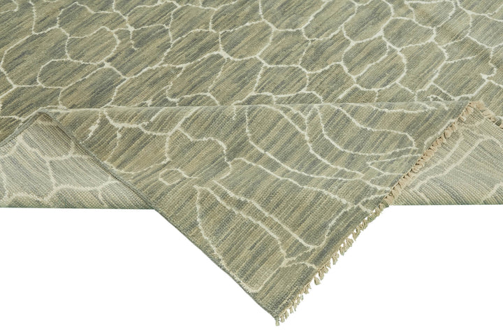 9x12 Blue Oushak Rug - 46607