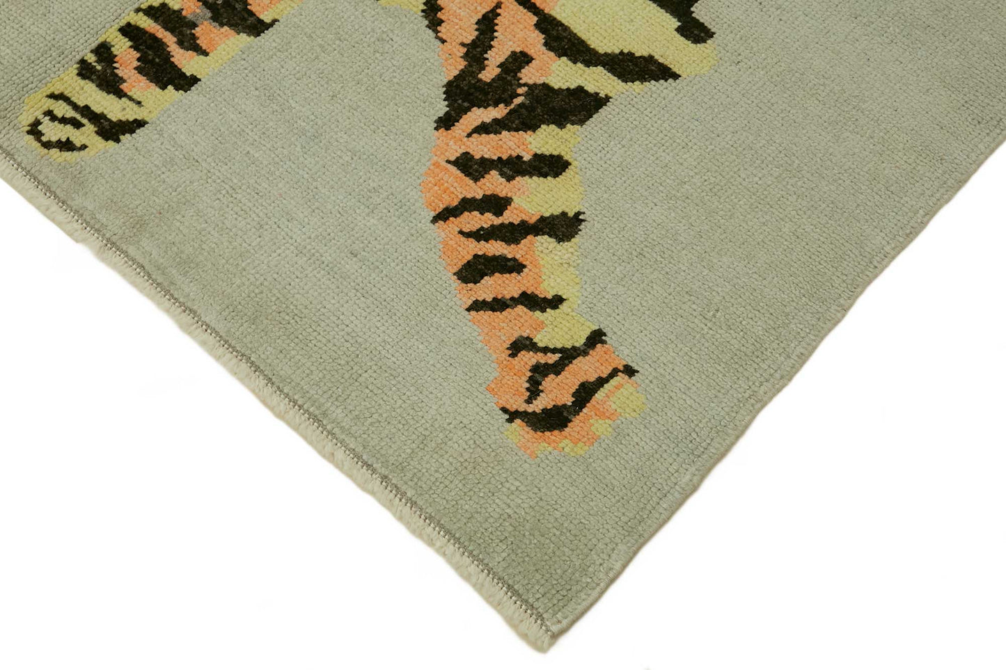 5x6 Hand-Knotted Tiger Oushak Rug - 46682