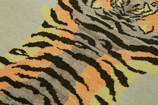 5x6 Hand-Knotted Tiger Oushak Rug - 46682