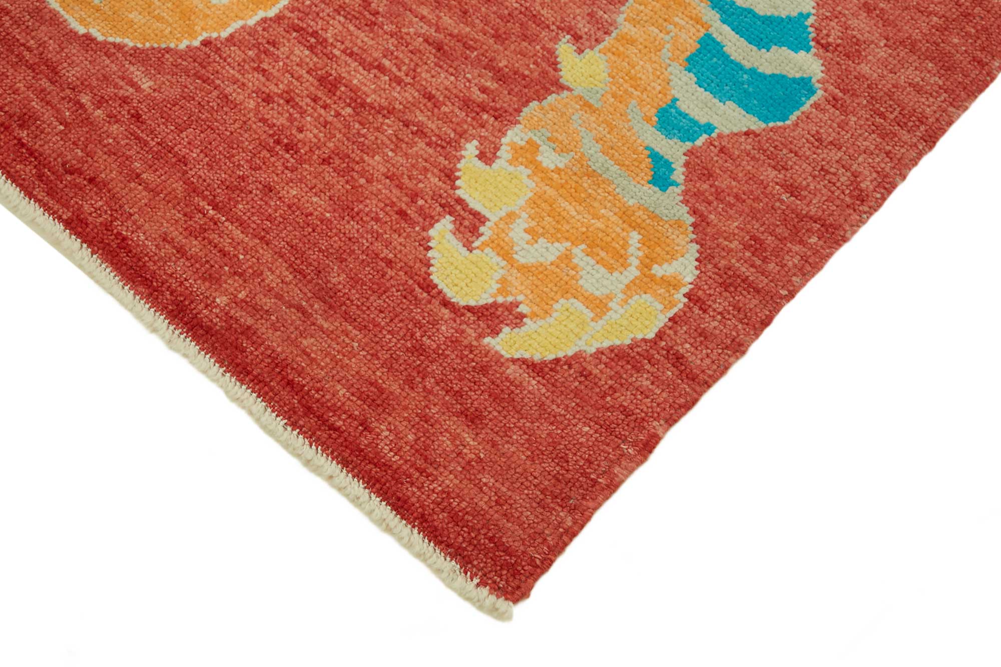 5x7 Hand-Knotted Tiger Oushak Rug - 46684