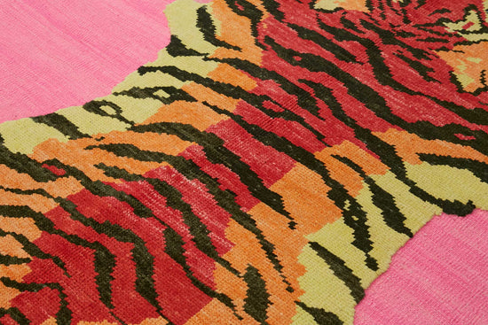 5x6 Hand-Knotted Tiger Oushak Rug - 46685